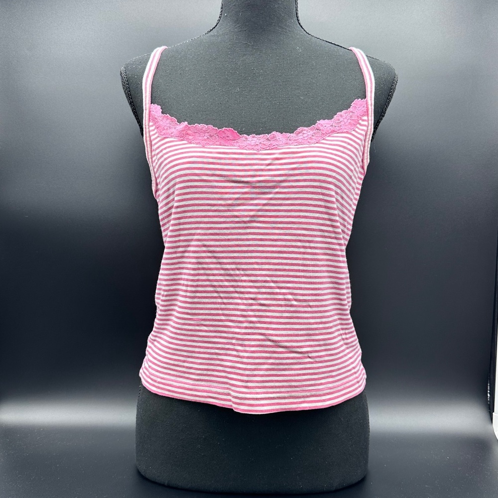 Victoria's Secret - Tank Top - Pink & White Stripe
